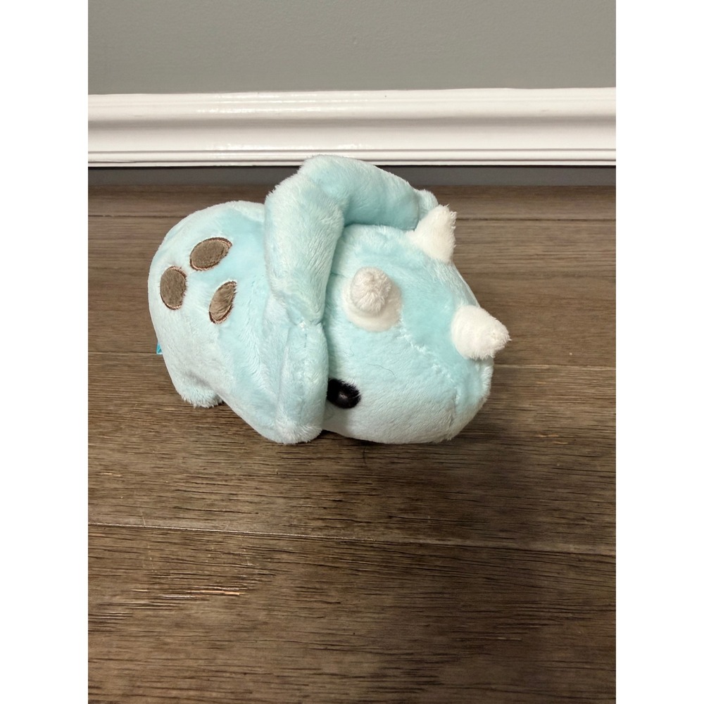Bellzi Mini Seri the Triceratops Blue Dinosaur Plush